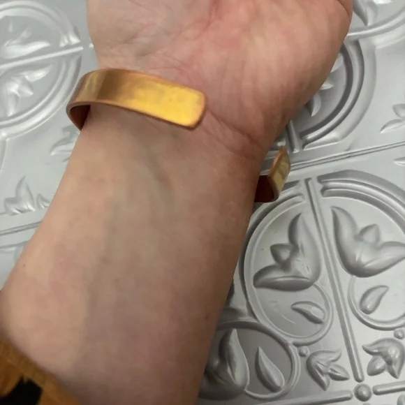 RUMA Pure Copper Adjustable Cuff Bracelet Made in England - Picture 4 of 5